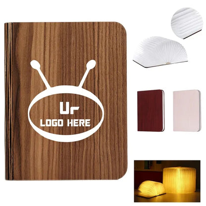 Rechargeable Colorful LED Foldable Book Light