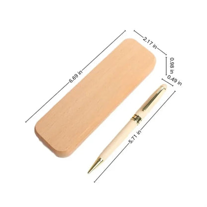 Wooden Pen with Matching Wooden Gift Box