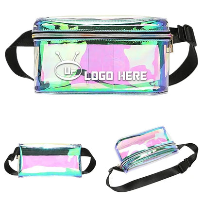 Large Transparent Laser Belt Bag