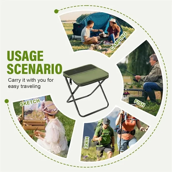 Outdoor picnic hiking fishing small portable foldable stool