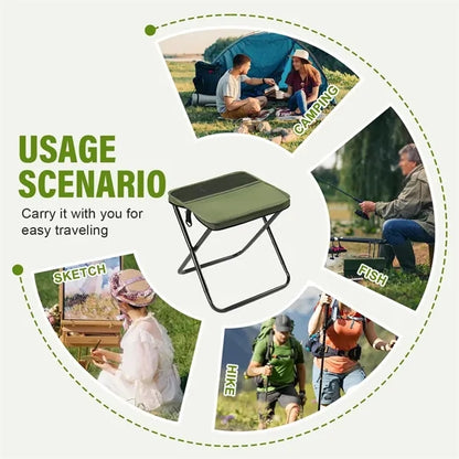 Outdoor picnic hiking fishing small portable foldable stool