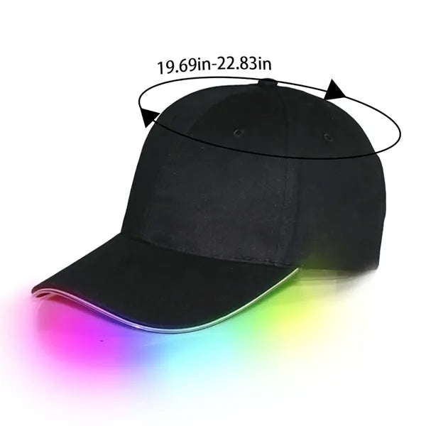 Party rave festival hip-hop LED hat light up baseball cap