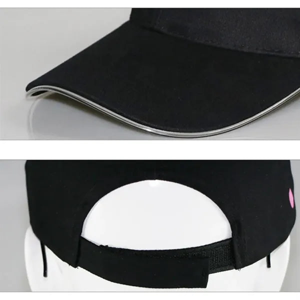Party rave festival hip-hop LED hat light up baseball cap
