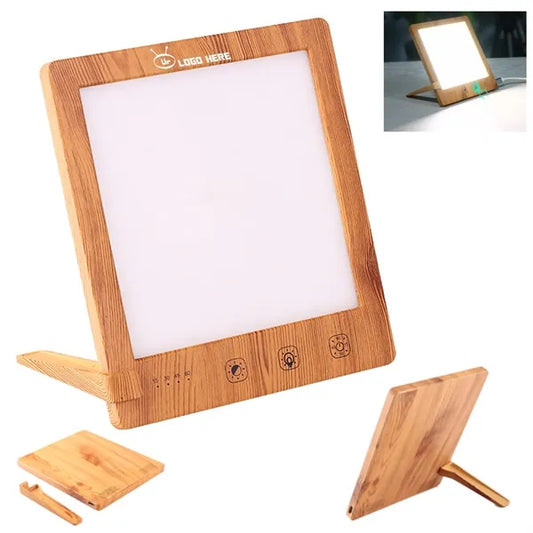 Wood Grain Texture Therapy Lamp