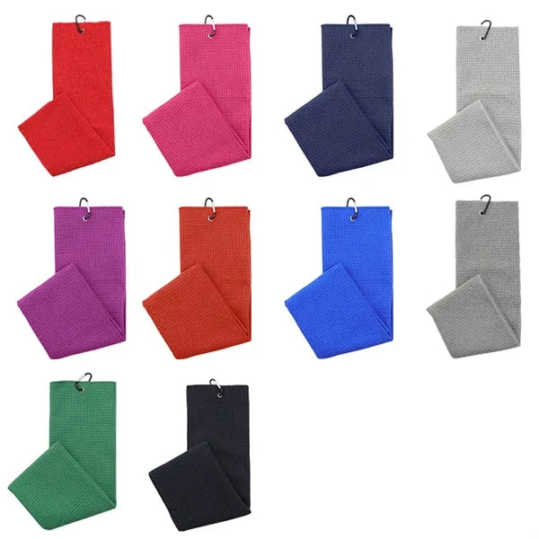 Custom premium men dad husband gifts golf towel with clip
