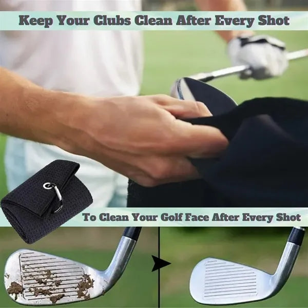 Custom premium men dad husband gifts golf towel with clip