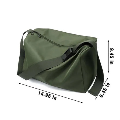 Travel gym school waterproof large crossbody messenger bag