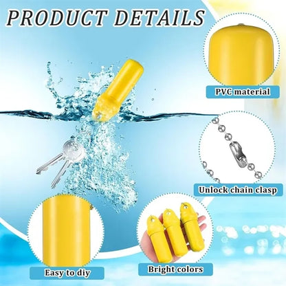 Floating Keychain with Waterproof Safety Container