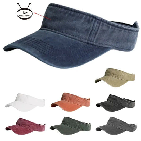Stonewashed Cotton Visor Baseball Cap