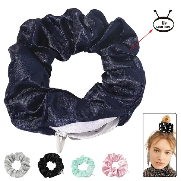 Scrunchie With Hidden Pocket