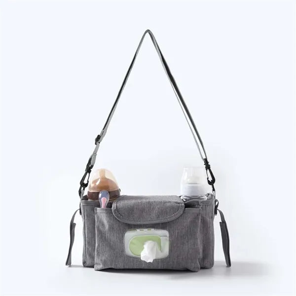 Universal Large Baby Stroller Organizer with Shoulder Strap