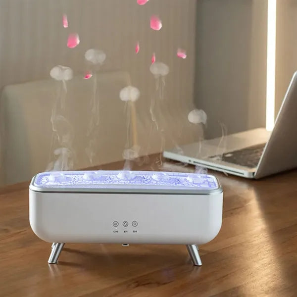 10oz Jellyfish Humidifier with Dynamic Mist and Light Show