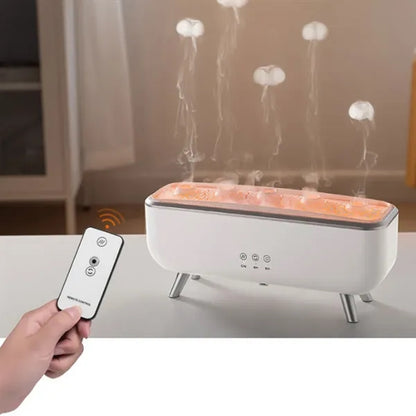 10oz Jellyfish Humidifier with Dynamic Mist and Light Show