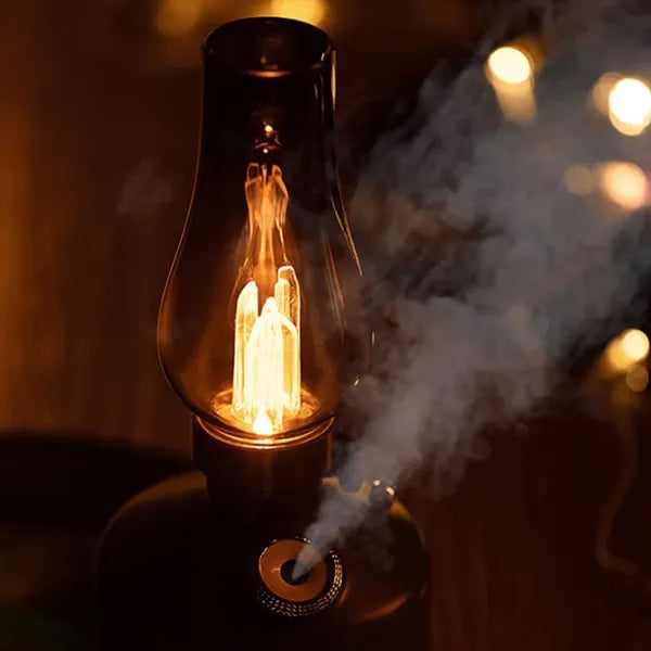 Kerosene Shaped Humidifier with Night Light and 9.5oz Tank