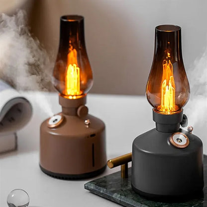 Kerosene Shaped Humidifier with Night Light and 9.5oz Tank