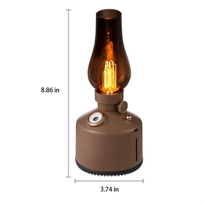 Kerosene Shaped Humidifier with Night Light and 9.5oz Tank