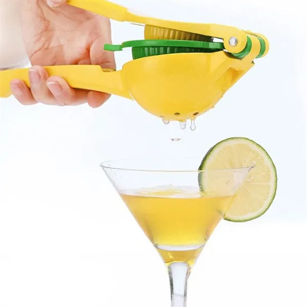2-in-1 Ergonomic Grip Metal Lemon Juicer with Seed Filter