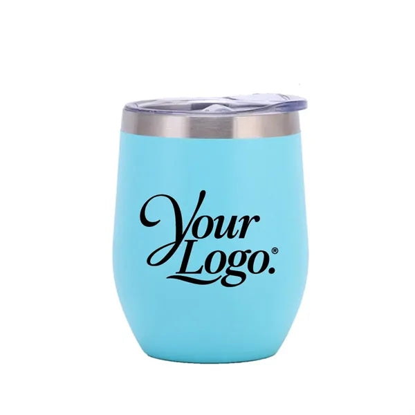 12 Oz Custom Stainless Steel Wine Tumblers