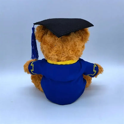 10" Soft Comfortable Plush Cap Gown Graduation Teddy Bear