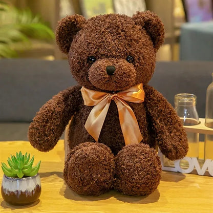 Realistic Removable Outfit Soft Plush Bear Stuffed Animal