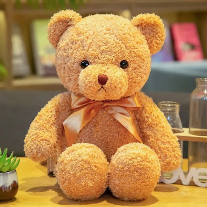 Realistic Removable Outfit Soft Plush Bear Stuffed Animal