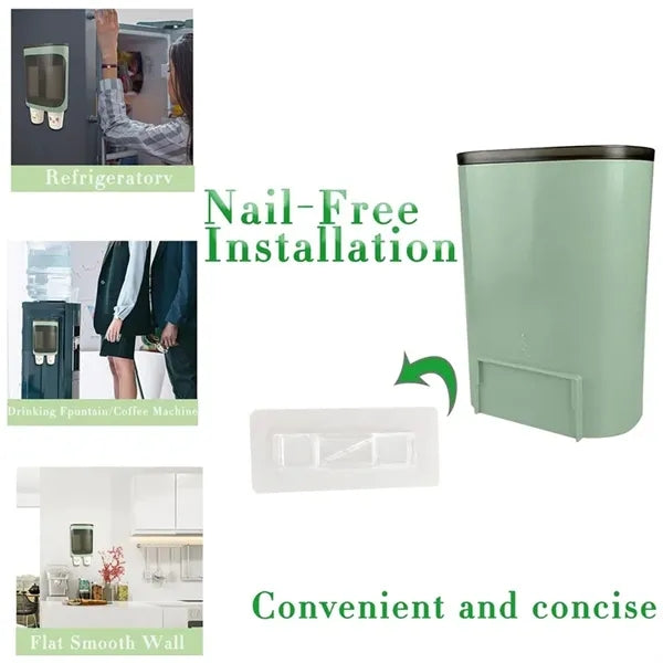 Double Tube Cup Dispenser for Bathroom