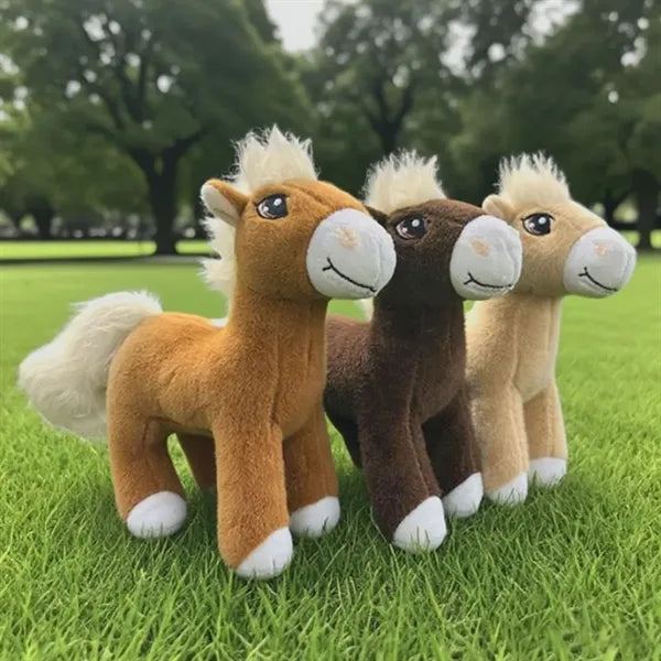 Soft Durable Interactive Lifelike Running Pony Plush Toy