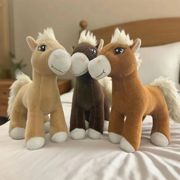 Soft Durable Interactive Lifelike Running Pony Plush Toy