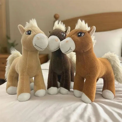 Soft Durable Interactive Lifelike Running Pony Plush Toy