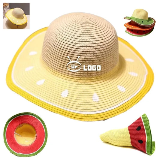 Women's Summer Watermelon Sun Protective Straw Hat