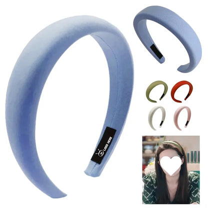 Simple Solid Headband For Women