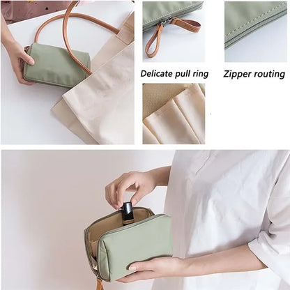 Durable Waterproof Multi-Compartment Cosmetic Organizer