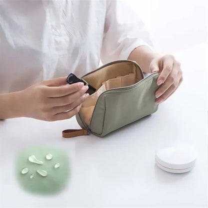 Durable Waterproof Multi-Compartment Cosmetic Organizer