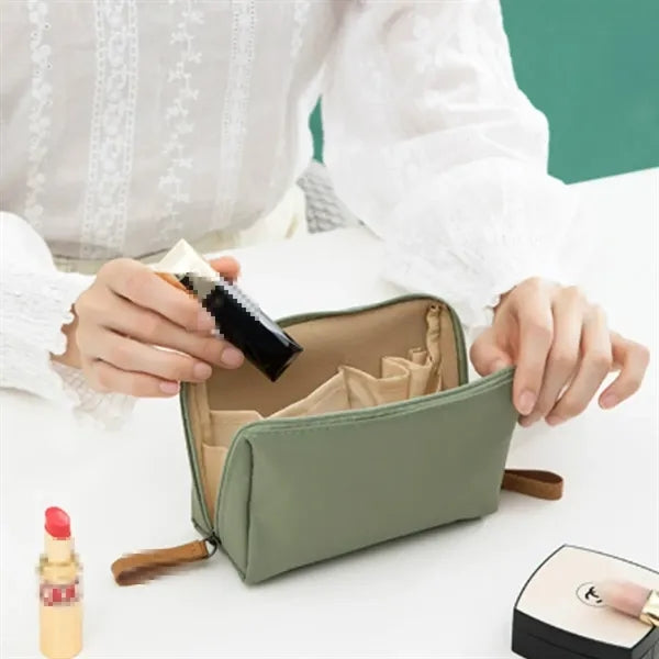 Durable Waterproof Multi-Compartment Cosmetic Organizer