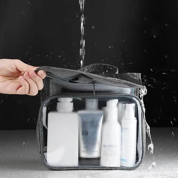 Foldable Waterproof Hanging Toiletry Bag with Hook