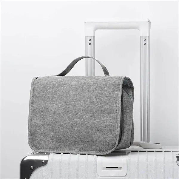 Foldable Waterproof Hanging Toiletry Bag with Hook