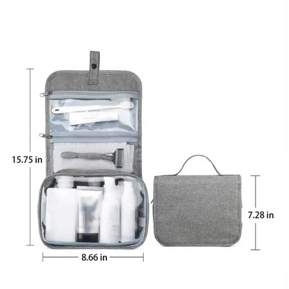 Foldable Waterproof Hanging Toiletry Bag with Hook
