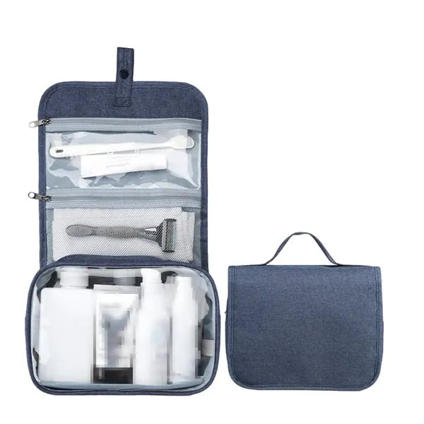 Foldable Waterproof Hanging Toiletry Bag with Hook