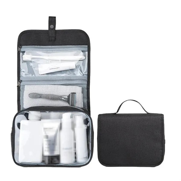 Foldable Waterproof Hanging Toiletry Bag with Hook