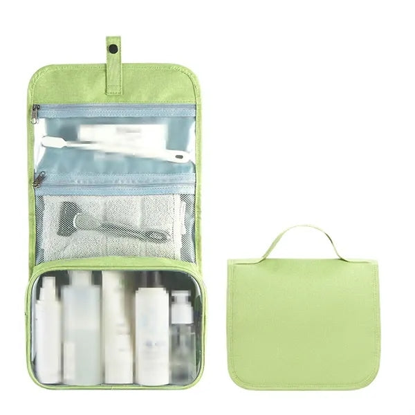 Foldable Waterproof Hanging Toiletry Bag with Hook