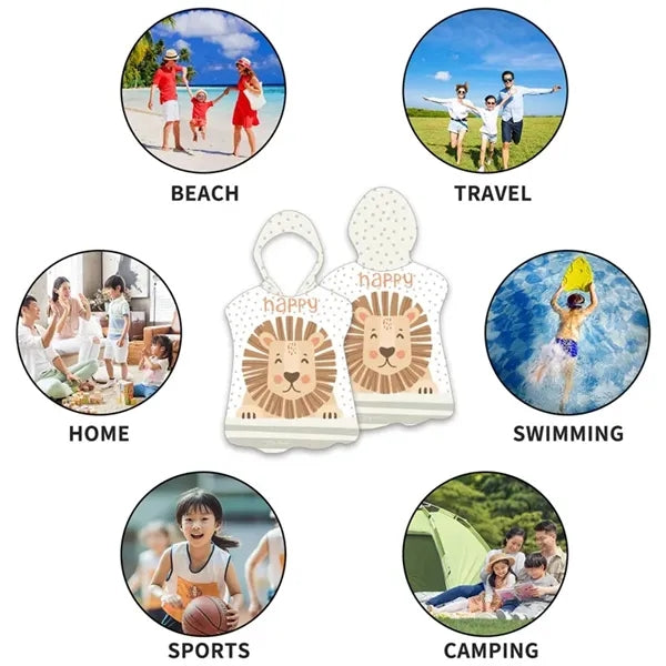 Baby Beach Swimming Portable Absorbent Sand Towel