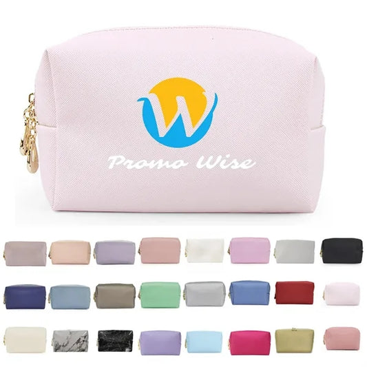 Waterproof Compact  Multi-Compartment PU Cosmetic Pouch