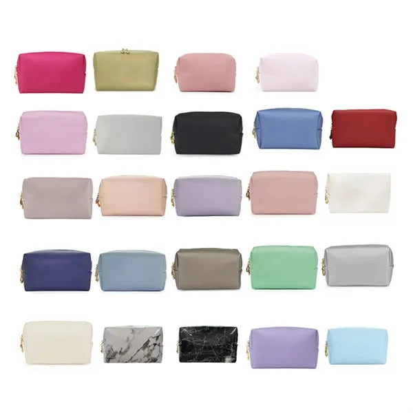 Waterproof Compact  Multi-Compartment PU Cosmetic Pouch
