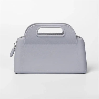 Lightweight Waterproof Silicone Makeup Pouch Carry Handle