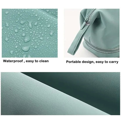 Dual Compartment Durable Dustproof Waterproof Makeup Bag