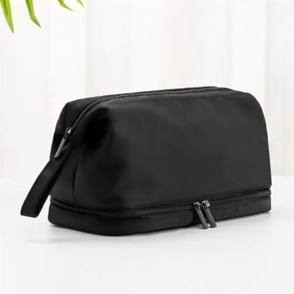 Dual Compartment Durable Dustproof Waterproof Makeup Bag