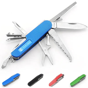 Camping survival hiking multi tool mini folding pocket knife