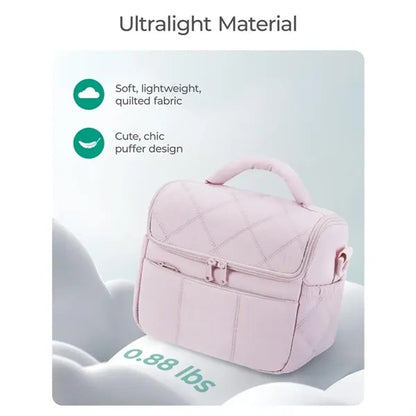 Leakproof Multi-Pocket Insulated Lunch Tote Adjustable Strap