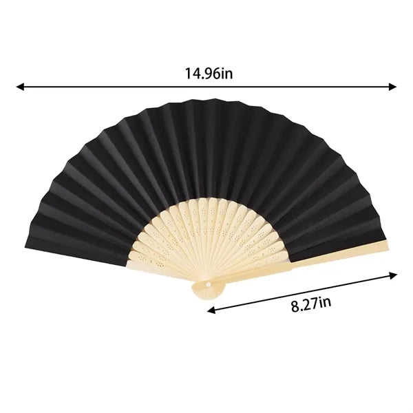 Wedding party home decor DIY gift folding paper hand fan
