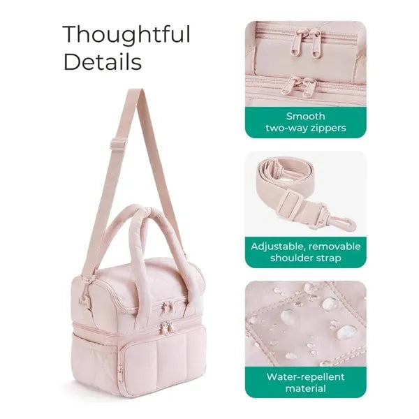 Spacious Portable Leakproof Insulated Crossbody Lunch Bag
